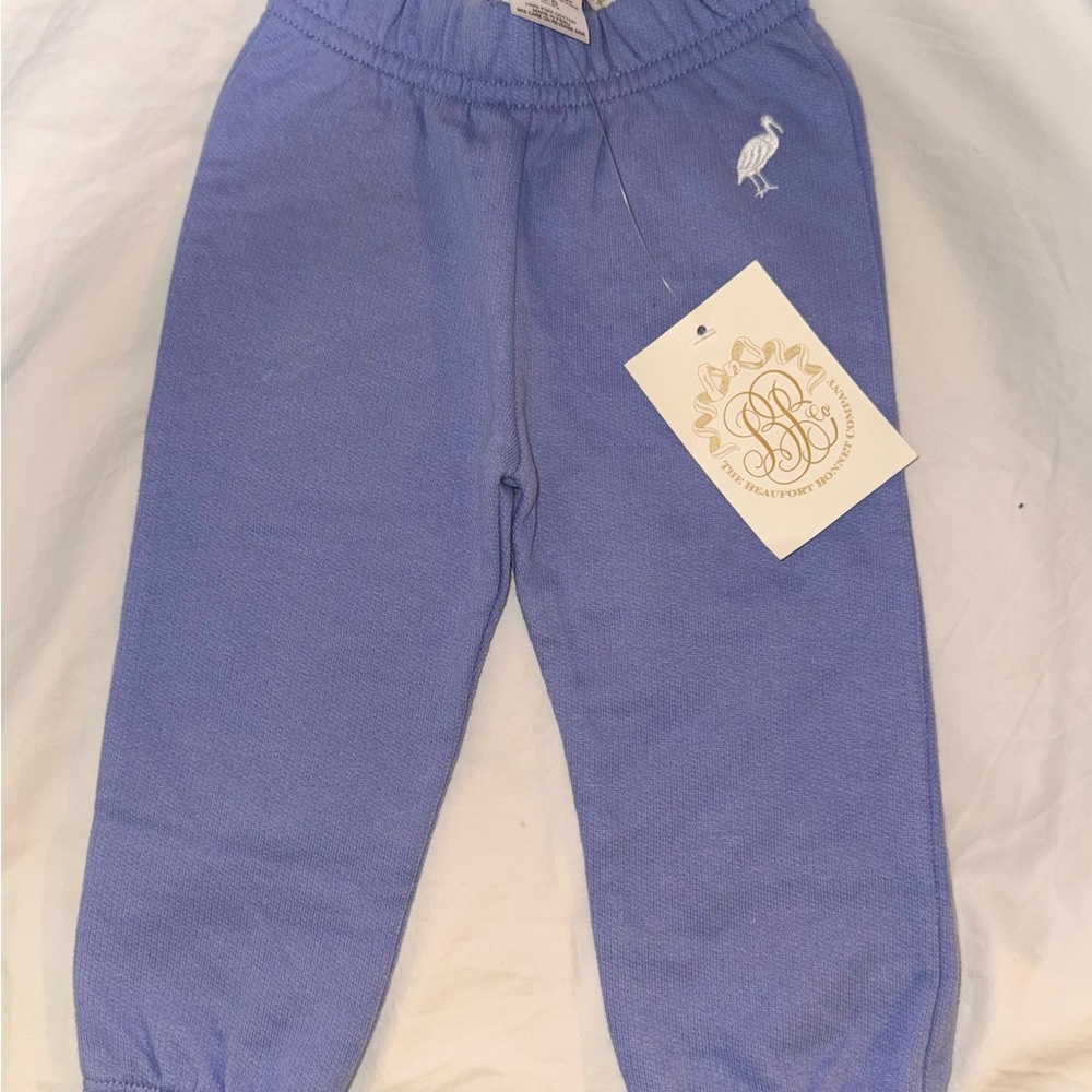 The Beaufort Bonnet Company Blue Joggers with Elastic Cuffs